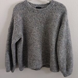 Lumiere Gray Crew Neck Sweater